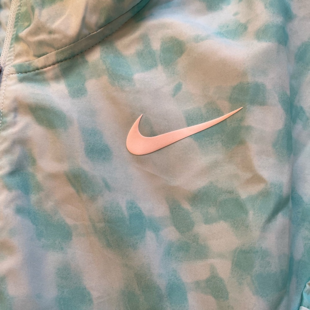 Nike Running Blue Patterned Pullover - image 2